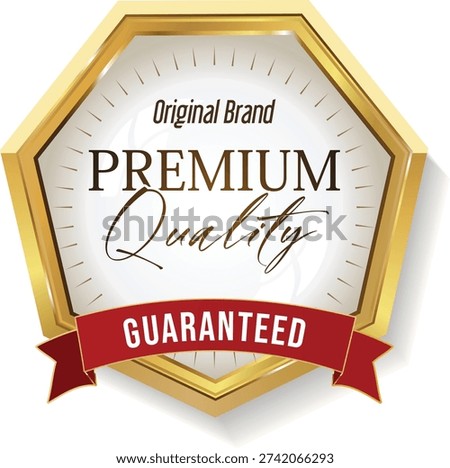 A premium quality guarantee badge showcasing the original brand's commitment to excellence.