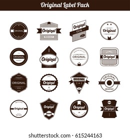 Premium Quality and Guarantee Product Label and Badge Emblem Sticker Stamp Set Collection Vector Art