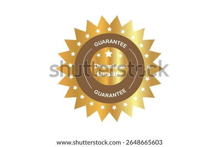 Premium Quality Guarantee stamp, illustration , label premium quality vector art logo