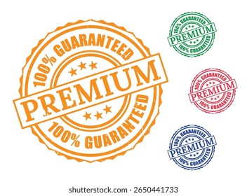 Premium Quality Guarantee Vibrant Seal Badge Design stamp Elements
