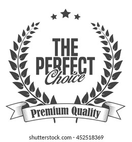 Premium quality and guaranteed badge