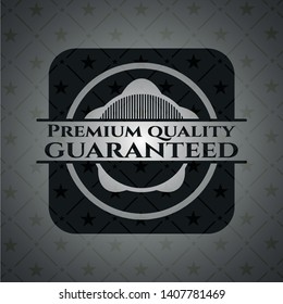 Premium Quality Guaranteed dark emblem. Retro. Vector Illustration. Detailed.