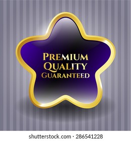 Premium Quality Guaranteed gold badge