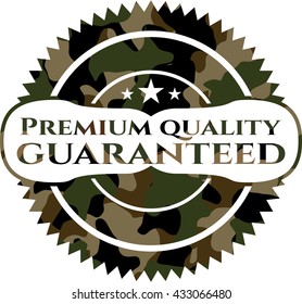 Premium Quality Guaranteed on camo texture