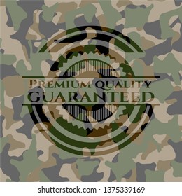 Premium Quality Guaranteed on camouflaged pattern