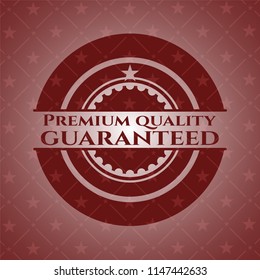 Premium Quality Guaranteed red icon or emblem