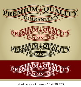 Cinta caligráfica retro garantizada de calidad premium
