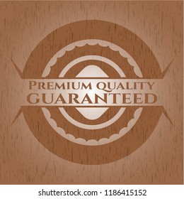 Premium Quality Guaranteed retro style wooden emblem