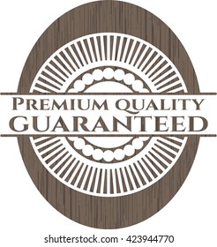 Premium Quality Guaranteed retro wood emblem