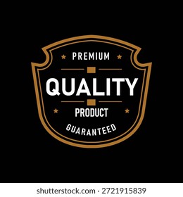 Garantierter Schildvektor in Premium-Qualität
