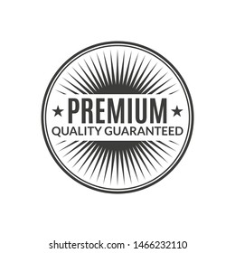 Premium Quality Guaranteed stamp or seal. High quality product icon, badge or label. Vector illustration.