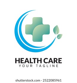 Premium Quality healthcare medical abstract modern minimalist 3d colorful logo design template