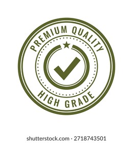 Vector de alta calidad de la insignia del sello de Premium