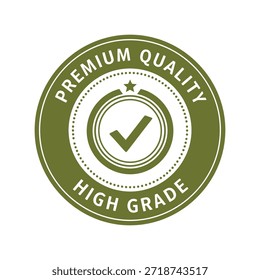 Vector de alta calidad de la insignia del sello de Premium