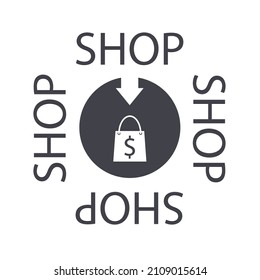 Premium quality icon. Shopping bag icon. Concept of online shopping. Vector