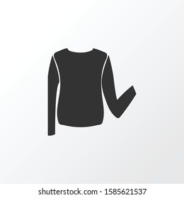 Premium quality isolated sweater element in trendy style.