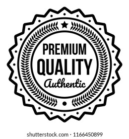 PREMIUM QUALITY LABEL