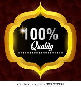 Premium quality label design, vector illustration eps 10.