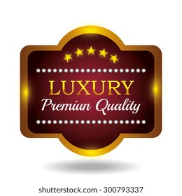 Premium quality label design, vector illustration eps 10.