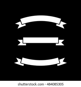 Premium Quality Label Flat Icon On Black Background