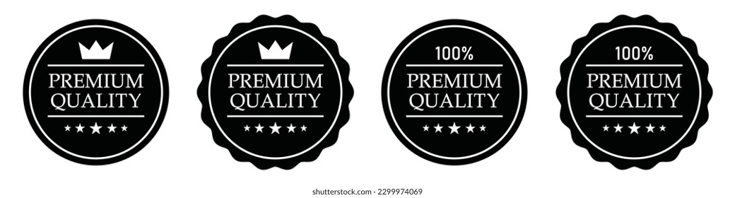 Premium quality label icon. Premium product icon, vector illustration