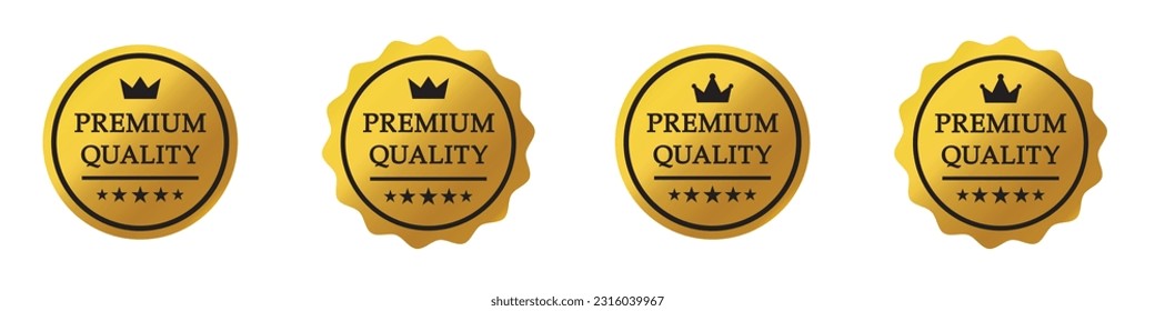 Premium quality label icon. Premium product icon, vector illustration