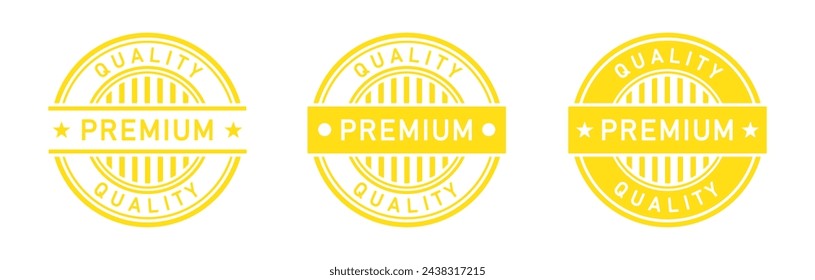 Premium quality label icon, vector illustration