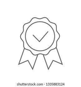 Premium Quality Label Line Icon On White Background