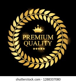 Premium Quality Label Vector Illustration EPS10