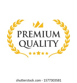 Premium Quality Label Vector Illustration EPS10
