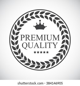 Premium Quality Label Vector Illustration EPS10