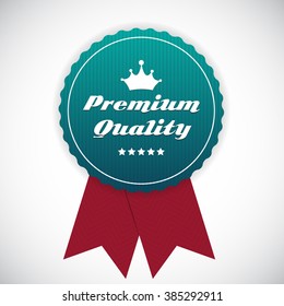 Premium Quality Label Vector Illustration EPS10