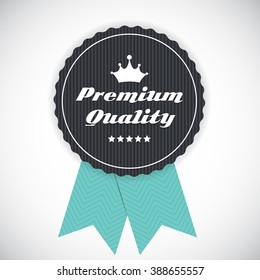 Premium Quality Label Vector Illustration EPS10
