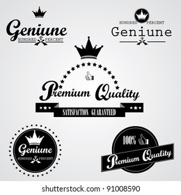 Premium Quality labels