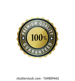 Premium quality labels luxurious with glossy on white background