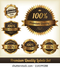 Premium Quality Labels Set