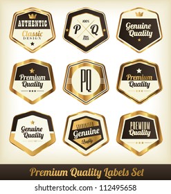 Premium Quality Labels Set - Gilded Edition