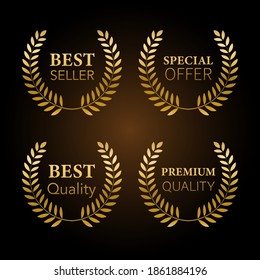 Premium quality laurel wreath collection