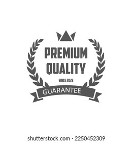 Premium quality laurel wreath logo or emblem