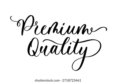 Qualidade Premium com escrita cursiva elegante para marcação e embalagem de produtos