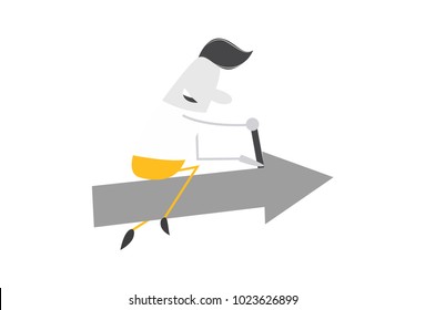 Premium Quality Line Icon And Concept Set Onboarding: Stock market. Vector Illustration. isolated on white background.