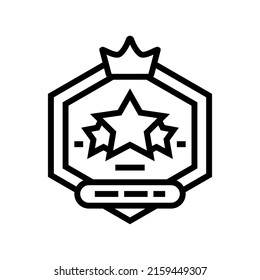 vector de icono de línea de calidad superior. signo de calidad superior. símbolo de contorno aislado ilustración negra
