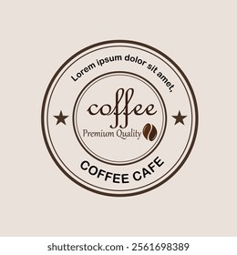 Premium quality logo for coffee cafe