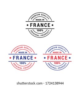 Premium quality made in France 100% original Product vector badge for your products.