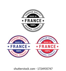 Premium quality made in France 100% original Product vector badge for your products.