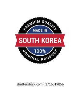 Premium quality made in South Korea 100% original Product vector badge for your products.