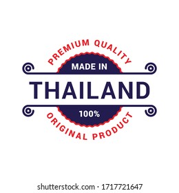 Premium quality made in Thailand 100% original Product vector badge for your products.