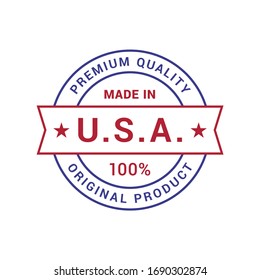 Premium quality made in USA 100% original product vector badge for your business.