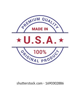 Premium quality made in USA 100% original product vector badge for your business.