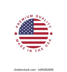 Premium quality made in USA 100% original product vector badge for your business.